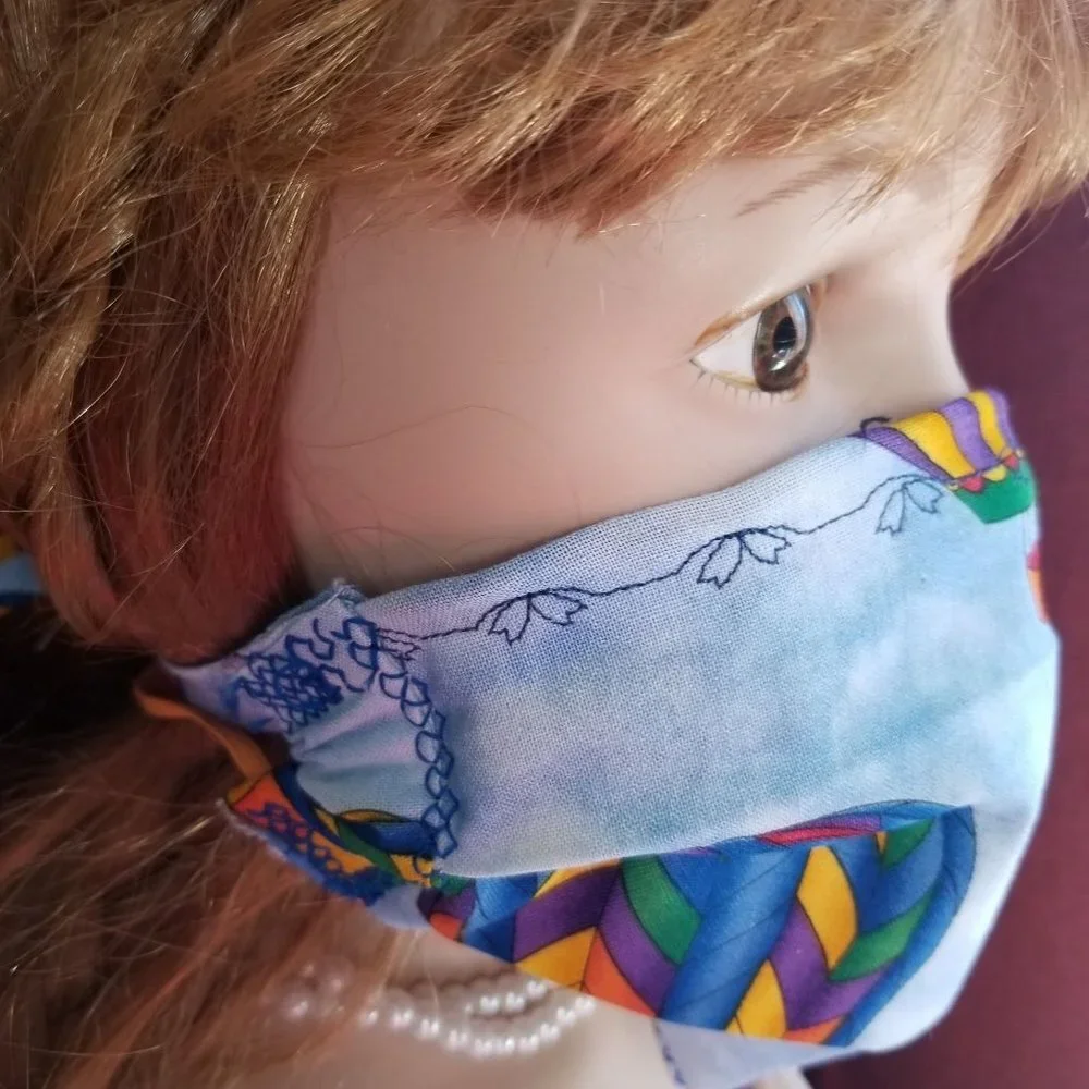 Kid Size Mask w/ Copper/Silver Filters-balloons